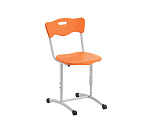 Стул ученический, на плоскоовальной трубе