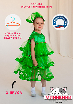 Елочка (платье и головной убор - елочка) – портал поставщиков НСППО - 1