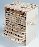 Комод с межполушарными досками