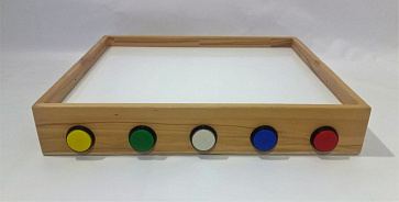 Световой планшет для рисования песком "Светофор" (с кнопками управления, сосна) – портал поставщиков НСППО - 1