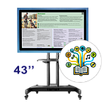 "Магазин Профессий", мобильный интерактивный стенд 43"