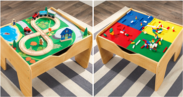 Лего-стол "Кубик 2 в 1" (лего + железная дорога) – портал поставщиков НСППО - 1