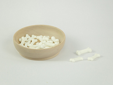 Аксессуары к игре "Покорми питомца" в полотняном мешочке: косточка 20 штук – портал поставщиков НСППО - 1