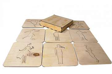 Трафареты в пенале "Профессии" (8 шт) – портал поставщиков НСППО - 1