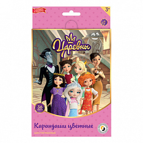 "ВКФ" "Царевны" TSR-CP-6036 Набор цветных карандашей "Царевны" заточенный 36 цв. – портал поставщиков НСППО - 1
