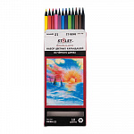 "STILSY" BKRB-12 Набор цветных карандашей из черного дерева 12 цв.