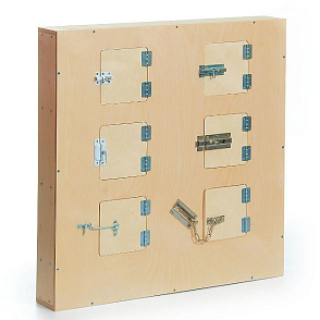 Развивающая панель "Замочки" с полочками – портал поставщиков НСППО - 1