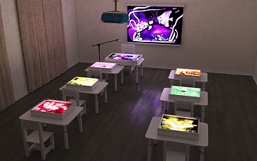 Студия для рисования песком "Палитра" (МДФ) – портал поставщиков НСППО - 1