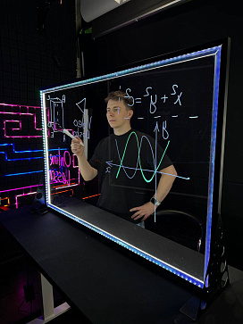 Прозрачная видеодоска 80*120 см (улучшенная) с подсветкой спикера – портал поставщиков НСППО - 1