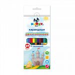 "KANZY" "Сказочный замок" DCP-1012 Набор двусторонних карандашей заточенный 24 цв.