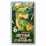 "ВКФ" "Гигантозавр" GGZ-CPM-6012 Набор цветных карандашей заточенный 12 цв.