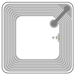 Метка самоклеящаяся UniBook М5050/00N с покровной бумагой