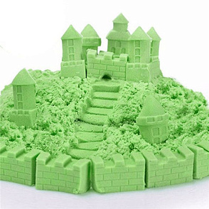 Кинетический песок, цвет салатовый6 – портал поставщиков НСППО - 1