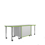 Мобильная многофункциональная тумба  с системой хранения и сортеров