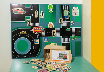 Дидактическая магнитная доска "Безопасная дорога" – портал поставщиков НСППО - 1