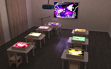 Студия для рисования песком "Палитра" (дерево) – портал поставщиков НСППО - 1