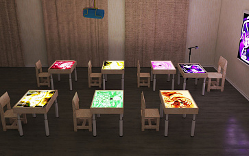 Студия для рисования песком "Пейзаж" (дерево) – портал поставщиков НСППО - 1