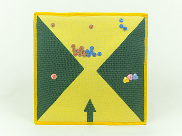 Желтый квадрат "Разложи пуговицы" – портал поставщиков НСППО - 1