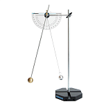 Большой демонстрационный математический маятник с тремя шарами и штативом