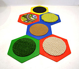 Комплект тактильных ковриков (6 шт)