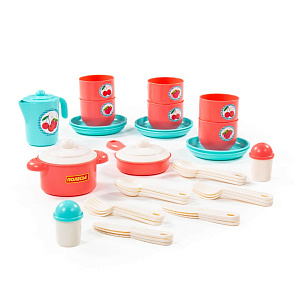 Набор детской посуды "Хозяюшка" на 6 персон (V3) (38 элементов) (в сеточке), артикул 80158 – портал поставщиков НСППО - 5