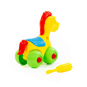 Конструктор "Лошадка" (22 элемента) (в пакете), артикул 83548 – портал поставщиков НСППО - 4