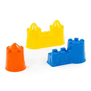 Формочки (замок мост + замок башня + замок стена с двумя башнями), артикул 37251 – портал поставщиков НСППО - 2