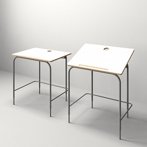 Стол ученический регулируемый по высоте и наклону столешницы СТ-02-750РУП2 – портал поставщиков НСППО - 1