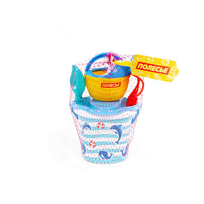 Набор №210: ведро малое с наклейкой, ситечко-цветок, совок №2, грабельки №2, лейка малая №3, артикул 0672 – портал поставщиков НСППО - 7