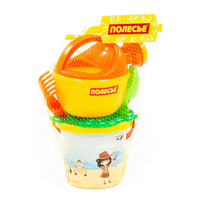 Набор №217: ведро малое с наклейкой, ситечко-цветок, совок №2, грабельки №2, лейка малая №4, артикул 0542 – портал поставщиков НСППО - 8