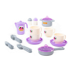 Набор детской посуды "Хозяюшка" на 4 персоны (V2) (28 элементов) (в сеточке), артикул 80134 – портал поставщиков НСППО - 4