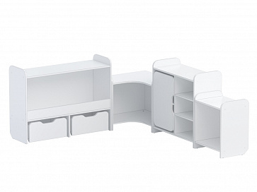 Набор стеллажей для игрушек и пособий Росток – портал поставщиков НСППО - 1