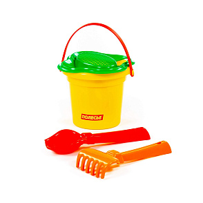 Набор №28: ведро малое, ситечко-цветок, совок №2, грабельки №2, Артикул 2204 – портал поставщиков НСППО - 2