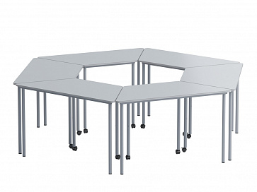  Стол-трапеция (нерегулируемый) СТТРкр на 2 колесах  Рост.гр.№6       – портал поставщиков НСППО - 3