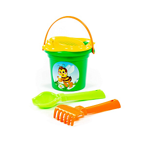 Набор №28: ведро малое, ситечко-цветок, совок №2, грабельки №2, Артикул 2204 – портал поставщиков НСППО - 4