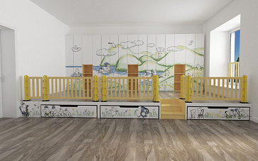 Многофункциональный трансформируемый комплекс для групп дошкольных учреждений «Гараж» – портал поставщиков НСППО - 2