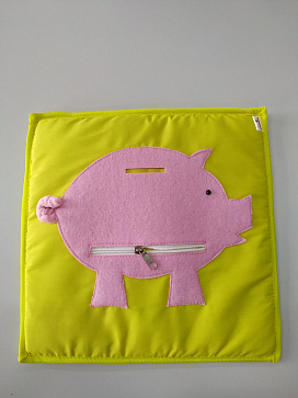 Желтый квадрат "Свинка - копилка" – портал поставщиков НСППО - 2