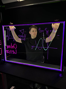Прозрачная видеодоска 80*120 см (улучшенная) с подсветкой спикера – портал поставщиков НСППО - 5