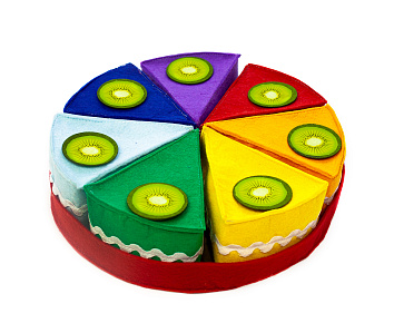 Радужный тортик с фруктами и зефирками – портал поставщиков НСППО - 3