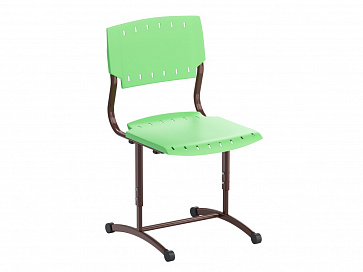 Стул ученический, регулируемый, на плоскоовальной трубе, сиденье Пластик. Рост.гр.№5-7  – портал поставщиков НСППО - 6