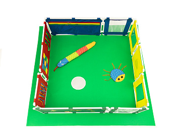 Манеж складной с наполнением. Игровой набор для развития манипулятивных действий и тактильного восприятия – портал поставщиков НСППО - 2