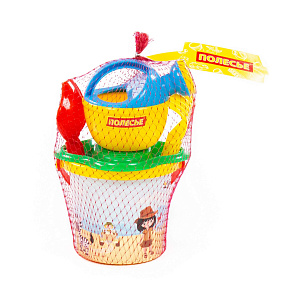 Набор №210: ведро малое с наклейкой, ситечко-цветок, совок №2, грабельки №2, лейка малая №3, артикул 0672 – портал поставщиков НСППО - 4