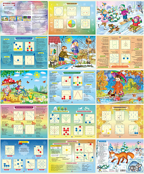 ВРЕМЕНА ГОДА на математическом планшете(игровой материал)  – портал поставщиков НСППО - 6