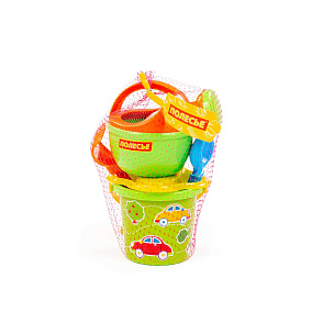 Набор №217: ведро малое с наклейкой, ситечко-цветок, совок №2, грабельки №2, лейка малая №4, артикул 0542 – портал поставщиков НСППО - 3